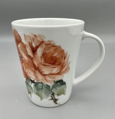 Orange Rose Coffee Mug