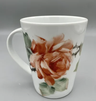 Orange Rose Coffee Mug