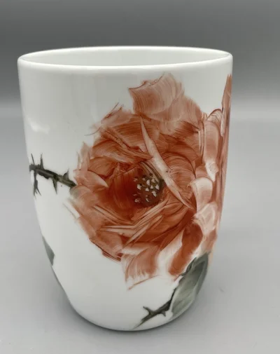 Orange Rose Coffee Mug