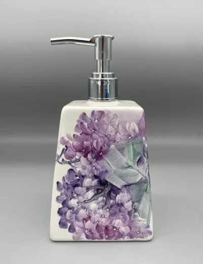 Hydrangea Porcelain Hand Wash Dispenser