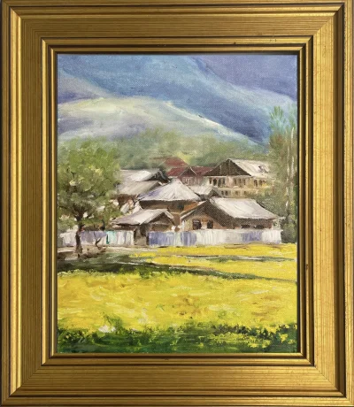 Mustard field in Kashmir