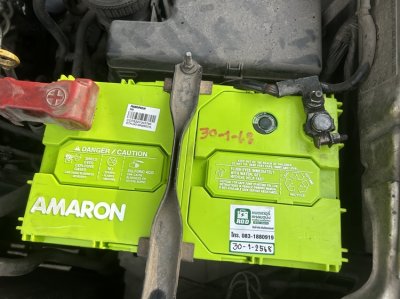 แบตเตอรี่รถยนต์ amaron-95D31L เหมาะสำหรับรถกระบไม่ต้องดูแลน้ำกลั่น