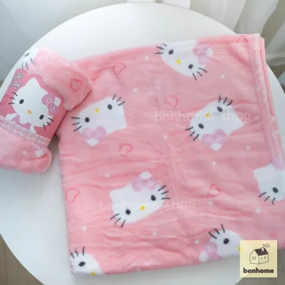 MOSHI MOSHI ผ้าห่มนาโน ลาย Hello Kitty ลิขสิทธิ์แท้ Sanrio