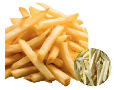 Frozen French Fries Straight Cut 10mm
