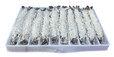 กุ้งติดหัวชุบเกล็ดขนมปัง