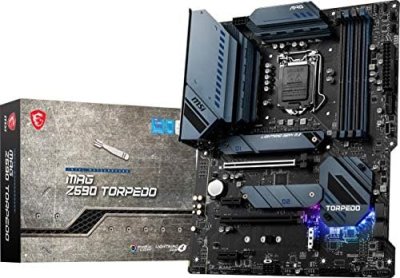 MSI INTEL MOTHERBOARD MAG Z590 TORPEDO/LGA1200/4DDR4 (MAG-Z590-TORPEDO)