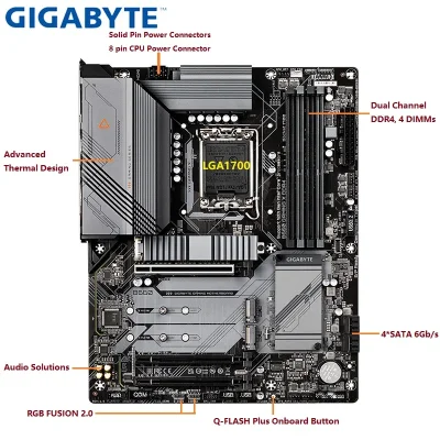 GIGABYTE B660 GAMING X DDR5 MOTHERBOARD