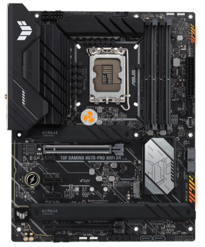 ASUS TUF GAMING MOTHERBOARD H670-PRO WIFI D4 (90MB1900-M0UAY0)