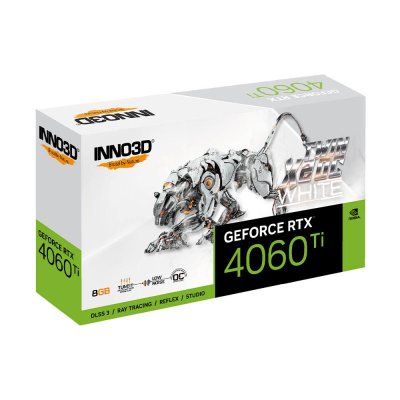 INNO3D GEFORCE RTX4060 TWINX2 OC 8GB GDDR6/WHITE (N40602-08D6X-173051W)
