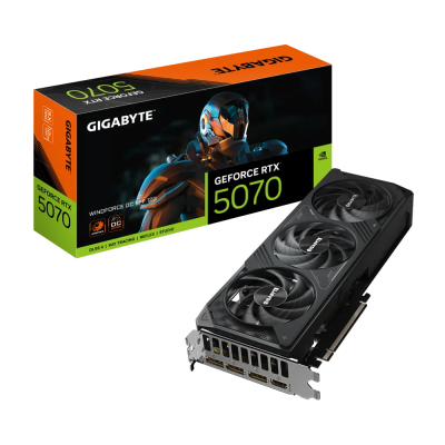 GIGABYTE GEFORCE RTX5070 WINDFORCE OC SFF 12G GDDR7 192BIT (9VN5070WO-00-G10)