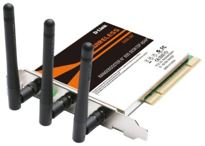 D-LINK W/L N PCI 300 Mbps 2.4 GHz 3 เสา (DWA-547) D-LINK W/L N PCI 300 Mbps 2.4 GHz 3 เสา (DWA-547)