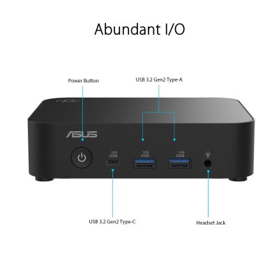 ASUS NUC 14 ESSENTIAL (RNUC14MNK9700000)  INTEL N97/UHD GRAPHICS/HDMI&DP X 1/ WI-FI 6/BT5.3/DOS