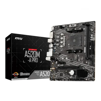 MSI MAINBOARD (AM4) DDR4 (A520M-A-PRO)