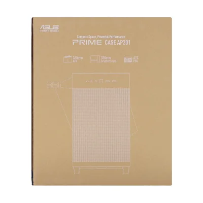 CASE ASUS PRIME (AP201) MESH WHITE EDITION