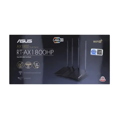 ASUS AX1800 DUAL BAND WI-FI 6 ROUTER (RT-AX1800HP) ASUS AX1800 DUAL BAND WI-FI 6 ROUTER (RT-AX1800HP)