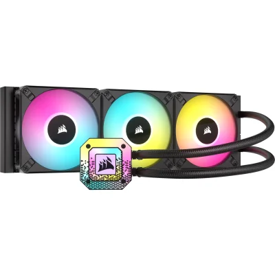 CORSAIR CPU COOLER 360MM RGB ICUE H150I ELITE CAPELLIX XT (CW-9060070-WW) CORSAIR CPU COOLER 360MM RGB ICUE H150I ELITE CAPELLIX XT (CW-9060070-WW)