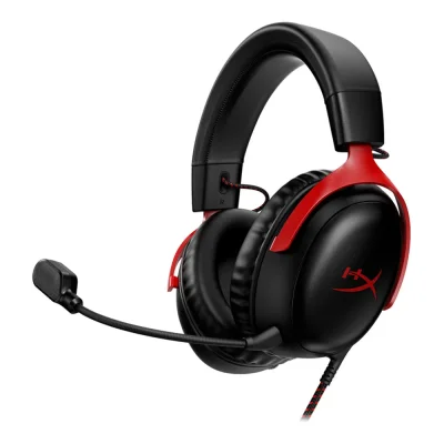 HYPER X CLOUD III WIRELESS GAMING HEADSET BLACK/RED (77Z46AA)