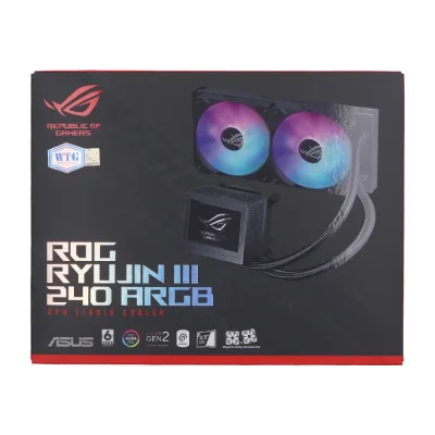 ASUS ROG RYUJIN III 240 CPU LIQUID COOLER (90RC00K0-M0UAY0) ASUS ROG RYUJIN III 240 CPU LIQUID COOLER (90RC00K0-M0UAY0)