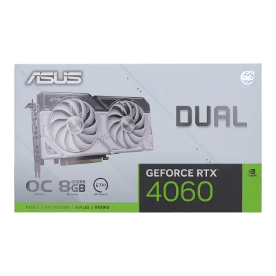 ASUS DUAL GEFORCE RTX4060 EVO WHITE OC 8GB GDDR6 (90YV0JCB-M0NA00)