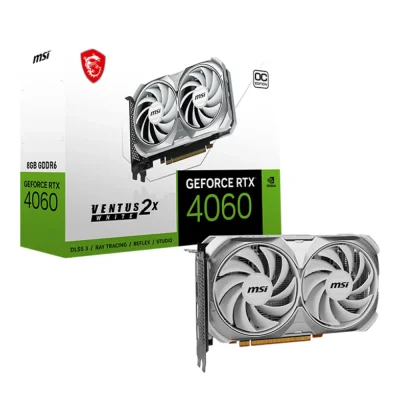 MSI GEFORCE RTX4060 VENTUS 2 X WHITE 8G OC GDDR6