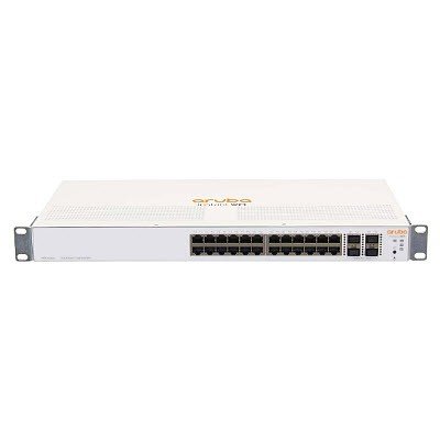 Aruba IOn 1930 24G 4SFP+ PoE 370W Switch (JL684B) 24 Ports Gigabit 100/1000Mbps, 4SFP 1G ports PoE 370W Class 4, Switch Manage Layer2, Desktop Switch