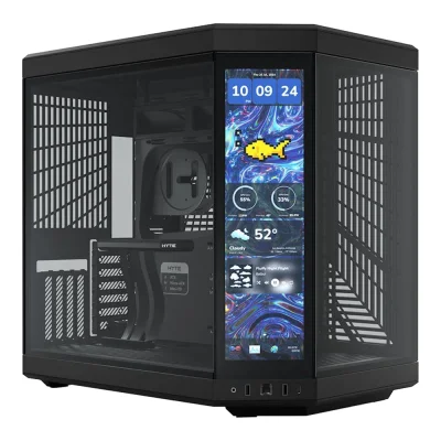 CASE HYTE Y70 TOUCH INFINITE BLACK/BLACK (CS-HYTE-Y70TTI-BB)