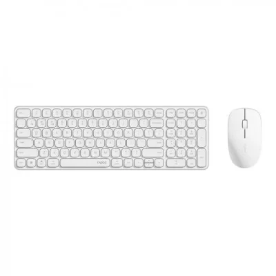 RAPOO MOUSE& K/B WIRELESS 9320M/WHITE