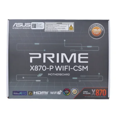 ASUS MOTHERBOARD PRIME X870P WIFI CSM (90MB1IS0)