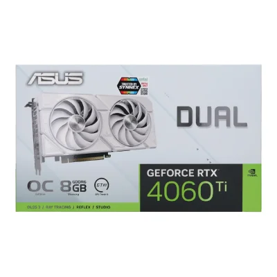 ASUS DUAL GEFORCE RTX4060TI EVO WHITE OC 8GB GDDR6 (90YV0J4B-M0NA00)