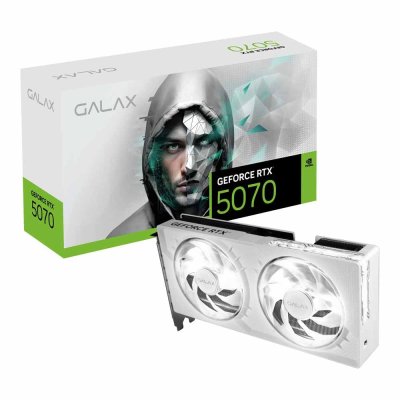 GALAX GEFORCE RTX5070 1-CLICK OC WHITE PCI-E 12GB GDDR7 192BIT (57N0N7MDBSWH)