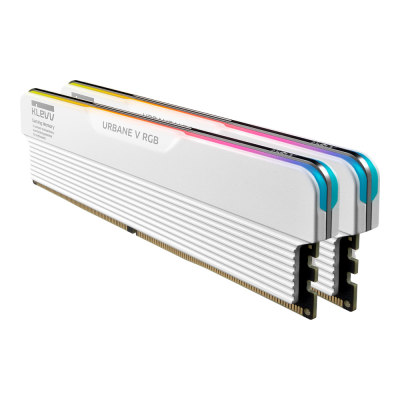 PC DDR5 32GB/6000MHz (16GB*2) WHITE KLEVV URBANE V RGB GAMING OC (KD5AGUA80-60B280M)