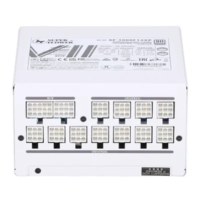 POWER SUPPLY SUPER FLOWER LEADEX VII PLATINUM PRO 1000W 80 PLUS PLATINUM WHITE