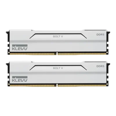 PC DDR5 32GB/6000MHz (16GB*2) WHITE KLEVV BOLT V GAMING MEMORY(KD5AGUA80-60B280J)