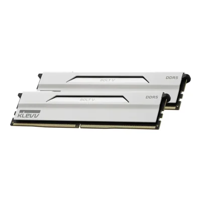 PC DDR5 32GB/6000MHz (16GB*2) WHITE KLEVV BOLT V GAMING OC MEMORY(KD5AGUA80-60B280I)