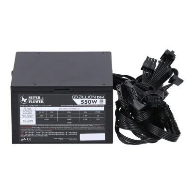 POWER SUPPLY SUPER FLOWER ZILLION 550W 80 PLUS WHITE (SF-550Z12DW)