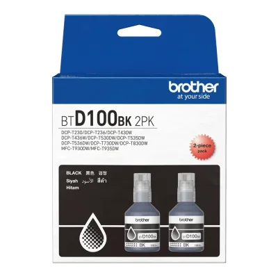 BROTHER INK BTD100BKCL5PK /BK*2/CMY*1+BAG/DCP-T230/T530DW/T730DW/MFC-T930W