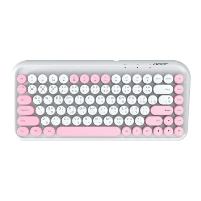 ACER WIRELESS KEYBOARD LW1800/PINK+WHITE (ZL.Z01ST.01G)