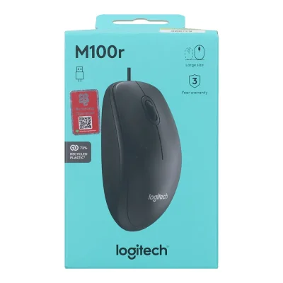 LOGITECH M100r OPTICAL MOUSE USB M-U0026