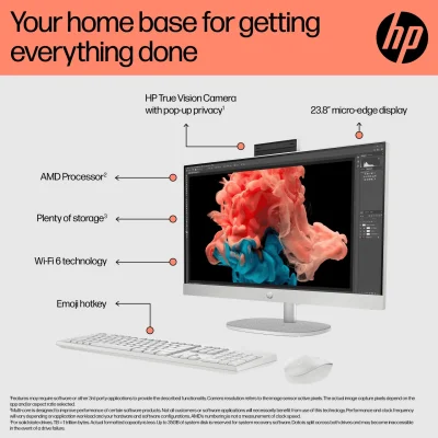 AIO HP 24-CR0160D R5 7520U/16GB DDR4/SSD 512GB/23.8" FHD/WIN11 H/OFF H+365 BASIC AIO HP 24-CR0160D R5 7520U/16GB DDR4/SSD 512GB/23.8" FHD/WIN11 H/OFF H+365 BASIC