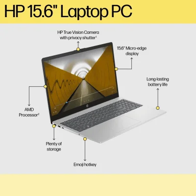 HP 15-FC1049AU AMD R5-7535HS/16GB/SSD 512GB/15.6"FHD/WIN11 H/OFF H24