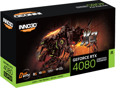 INNO3D GEFORCE RTX4080 SUPER X3 16GB GDDR6X (N408S3-166X-18703552)