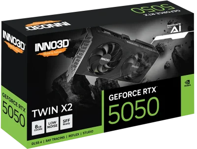 INNO3D GEFORCE RTX5050 8GB TWIN X2 GDDR6 128BIT (N50502-08D6-174071N)