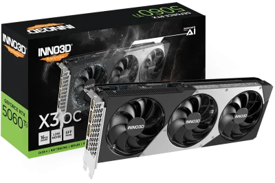 INNO3D GEFORCE RTX5060 TI TWIN X3 OC 16GB GDDR7 (N506T3-16D7X-191073L)