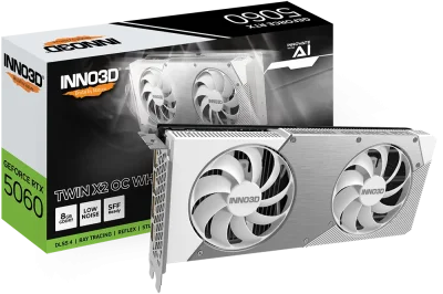 INNO3D GEFORCE RTX5060 TWIN X2 OC WHITE 8GB