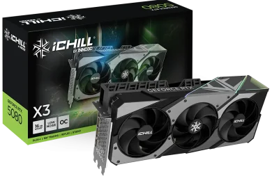 INNO3D GEFORCE RTX5080 ICHILL X3 V2 16GB GDDR7 3XDP-HDMI (C50803-16D7X-176069R)