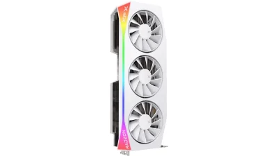 XFX MERCURY AMD RADEON RX 9070 XT OC WHITE GAMING WITH RGB (RX-97TRGBBW9)