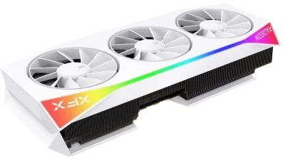 XFX MERCURY AMD RADEON RX 9070 XT OC WHITE GAMING WITH RGB (RX-97TRGBBW9)