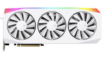 XFX MERCURY AMD RADEON RX 9070 XT OC WHITE GAMING WITH RGB (RX-97TRGBBW9)