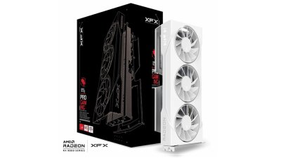 XFX SWIFT AMD RADEON RX 9060 XT OC TRIPLE FAN WHITE EDITION 16GB GDDR6(RX-96TS316W7)