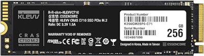 SSD M.2 256GB KLEVV CRAS C710 NVME PCIE GEN3X4 (K256GM2SP0-C71)